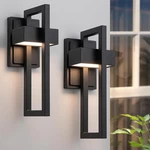 2-PACK Modern Led Outdoor Wall Lights, 3000K Warm White Sconces For Home. Fixed Price $124.99.