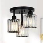 Pauful Crystal Semi Flush Mount LIGHT,3-LIGHT Modern Close To Ceiling.... Fixed Price $71.43.