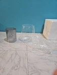 Replacement Glass Shade Only For Hampton Bay Lettie Brushed Nickel Vanity Light. Fixed Price $32.88.