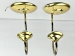 2 Underwriters Gold 1-ARM Candelabra Sconce Ceiling Wall Light Fixture. Fixed Price $75.00.