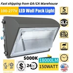 150W Dusk To Dawn Led Wall Pack Light, Outdoor Security Area Lights, IP65 5000K. Fixed Price $805.47.