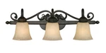 Golden Lighting 4074-3 Bronze Belle Meade 3-LIGHT Bathroom Vanity. Fixed Price $220.00.