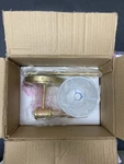 Millennium 16101-VB 19" Wall Sconce, Linen Shade, Ada, Vintage Brass. Fixed Price $62.99.