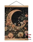 Ztgda Wall Art Decor Vintage Hanging Painting Abstract Poster With Moon. Fixed Price $16.85.