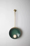 Italian Hanging Wall Light Oyster Sconce Stilnovo Style Made Pure Brass. Fixed Price $284.05.