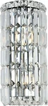 Wall Sconce Light Fixture Chrome And Crystal Bathroom Or Dining Foyer. Fixed Price $258.71.