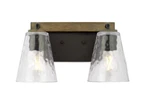 Home Decorators Westbrook Weathered Oak Rustic Farmhouse Bathroom Vanity Light. Fixed Price $26.39.