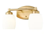 Z-lite 745-2V Kendrick Light 15"W Vanity Gold. Fixed Price $148.00.