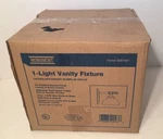 Monument 1-LIGHT Vanity Fixture Oil Rubbed Bronze 1/5 7 1/2 New. Fixed Price $14.99.