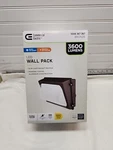 New! Commercial Electric Integrated Led Bronze Dusk-dawn Wall Lt 4000K WP40CE-1. Fixed Price $35.90.