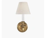 Visual Comfort French Single Sconce, S2110HAB - No Shade New, Open Box. Fixed Price $169.98.