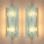 2 Pack Light 15.7" Frosted Glass Bathroom Wall Sconce Modern Concise Style .... Fixed Price $29.90.