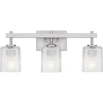 Brushed Nickel Bathroom Vanity Light From The Brenthouse Collection. Fixed Price $279.99.