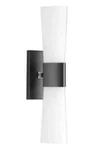 Progress Lighting P300062-031 Zura 21" Tall Bath Sconce Matte Black. Fixed Price $59.99.