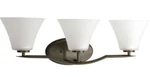 Progress Lighting P2006-20W Bravo 3-LIGHT Bath & Vanity, 100 W, Antique Bronze. Fixed Price $65.00.