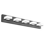 Led Modern Black Vanity Lights 5 Acrylic Matte Bathroom L.... Fixed Price $143.32.