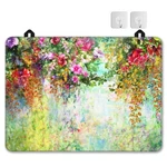 Abstract Flowers Stove Top Cover For Electric Christmas Kitchen Dec. Fixed Price $29.98.