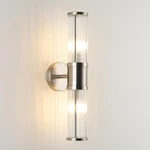 Brushed Nickel Bathroom Light Fixture, Industrial Up & Down Wall Vanity Sconc.... Fixed Price $161.89.
