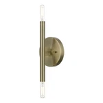 Livex Copenhagen Light Ada 10" Wall Sconce, Antique Brass 51172-01. Fixed Price $87.96.