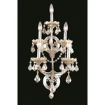 Elegant Maria Theresa Light 12" Royal Cut Sconce, Smoky 2800W5GT-GT/RC. Fixed Price $329.00.