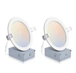 Powerasia Pack Recessed Lighting 6 Inch With Junction Box, 2700K/3000K/4000.... Fixed Price $25.00.