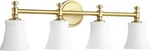 Quorum International 5122-4 Rossington Light 30"W Bathroom Brass. Fixed Price $202.00.