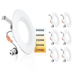 Ensenior 5/6 Inch 5CCT Led Can Lights Pack, Retrofit Recessed Lighting,.... Fixed Price $29.99.