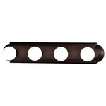 Maxim Lighting Essentials Racetrack Bath Vanity Light, Bronze - 7124OI. Fixed Price $39.99.