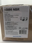 Kichler Winslow 3 Light 22" Wide Vanity 4775NBR Natural Brass Finish. Fixed Price $115.00.