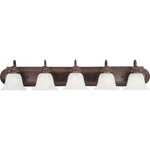 Maxim Essentials 5-LIGHT Bath Vanity Oil Rubbed Bronze 8015MROI. Fixed Price $108.00.