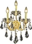 Vintage Maria Theresa 3-LIGHT Sconce With Crystals. Fixed Price $330.00.