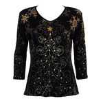 Jess & Jane Christmas Star Cotton Top 15-811 Medium. Fixed Price $52.50.