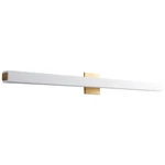 Oxygen Lighting Adelphi 2 Led Vanity, Aged Brass/white 3-536-40. Fixed Price $879.00.