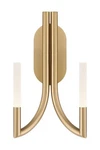 Olette 7W 2 Led Wall SCONCE-17 Inch Tall And 8.5 Wide-gold Finish. Fixed Price $405.00.
