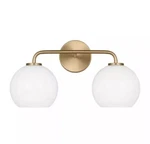 Generation Lighting Orley Bath Vanity, Satin Brass/milk 4002582-848NEW. Fixed Price $45.00.