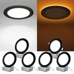 Zyc Canless Led Recessed Lighting 6 Inch Pack 5CCT Ultra-thin Downlight. Fixed Price $122.09.