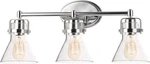 Seafarer 3-LIGHT Vanity In Polished Chrome Modern Elegance. Fixed Price $323.99.