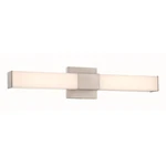 Minka Lavery 5074-L Vantage 24" Wide Adjustable Cct Led Bath Bar With White Rect. Fixed Price $64.67.
