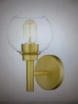 Z-lite Sutton 1-LIGHT Brushed Gold Wall Sconce 7502-1S-BG. Fixed Price $42.46.