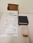 Afx Dexter 1-LIGHT Black Led Outdoor Wall Lantern Sconce With Glass Shade. Fixed Price $44.99.
