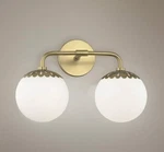 Mitzi H193302-AGB Paige Bathroom Wall Vanity Light In Aged Brass New Box. Fixed Price $175.00.