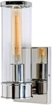 Jvi Designs 1231-15 Gramercy Wall Sconce Polished Nickel 1-LIGHT Damp Rated. Fixed Price $74.95.