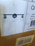 Quoizel - BTC8624MBK Baltic 3 Bath Vanity Light. Fixed Price $74.50.