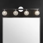 Jonathan 32.5" Contemporary Glam Iron/glass Led Vanity Light, Chrome Maeve. Fixed Price $130.99.