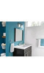 Moen YB2862BN Eva 2-LIGHT Dual-mount Bathroom Vanity Fixture With Froste.... Fixed Price $61.69.