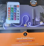 Hyde Eek 6 Neon Led Rope Light With Remote Multicolor Clear White Change. Fixed Price $19.99.