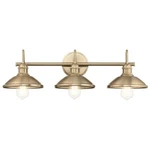 Kichler Clyde 3 Bath Light, Champagne Bronze - 45945CPZ. Fixed Price $289.99.