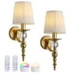 Meyiaengie Wireless Lights For Wall Indoor Set Of 2, Rechargeable Led La.... Fixed Price $83.67.