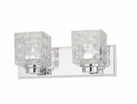 Minka Lavery Wall Fixtures 4792-77-L Glorietta Bath Vanity Lighting, 2-LIG. Fixed Price $65.00.