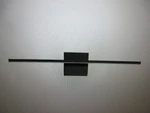 Kaisite 24 In. 1-LIGHT Black Led Vanity Bar 18W Rotatable Bathroom. Fixed Price $38.21.